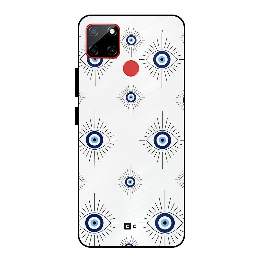 Evil Eye Wall Metal Back Case for Realme C12