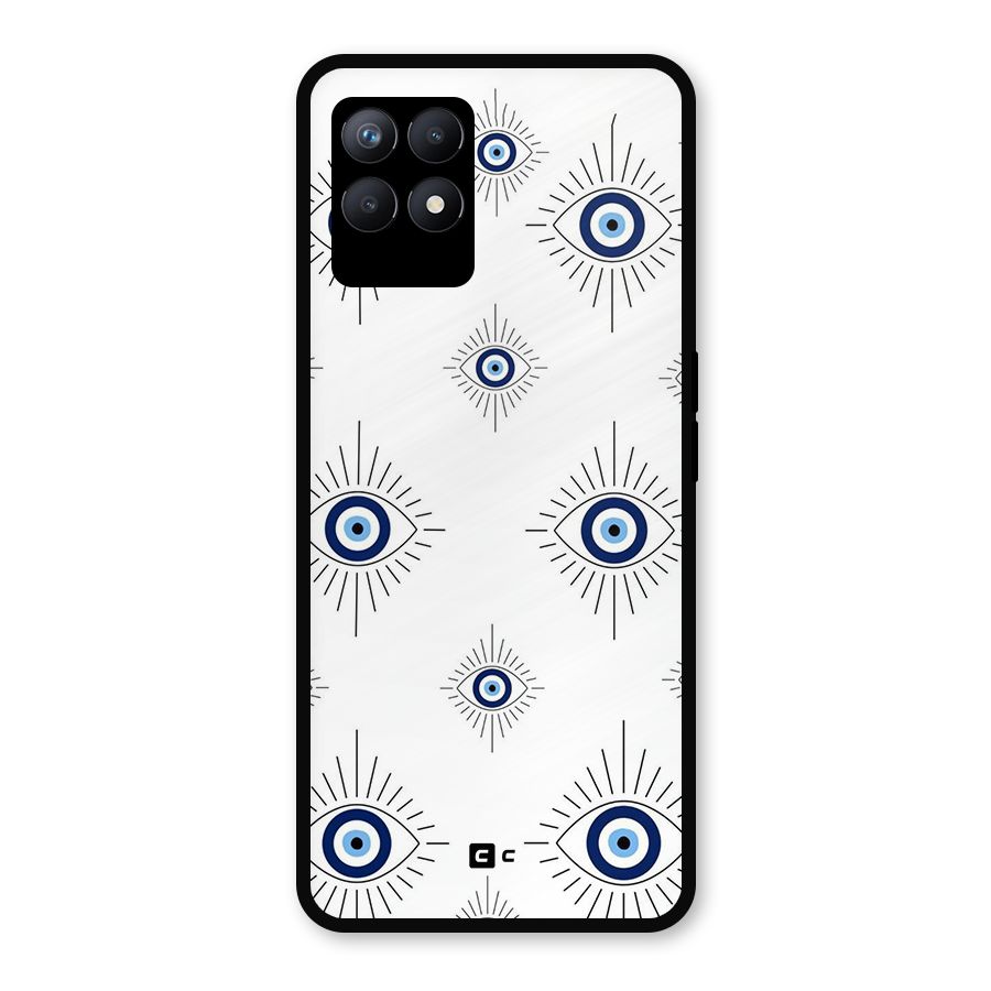 Evil Eye Wall Metal Back Case for Realme Narzo 50
