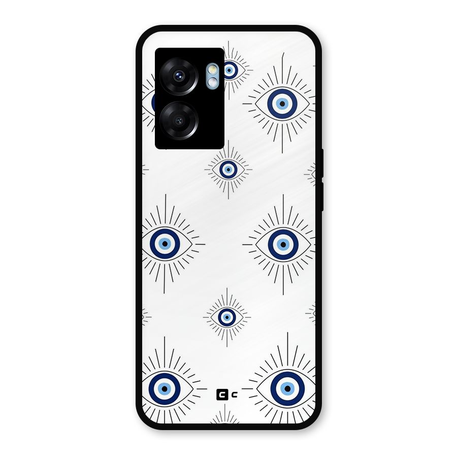Evil Eye Wall Metal Back Case for Realme Narzo 50 5G