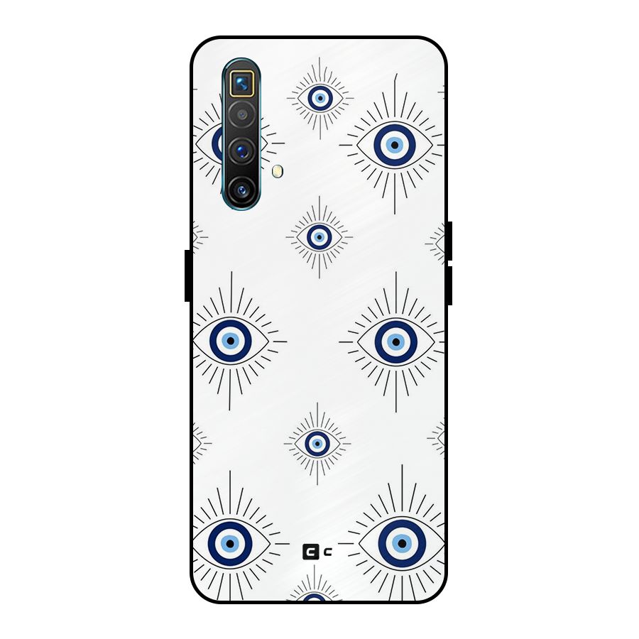 Evil Eye Wall Metal Back Case for Realme X3