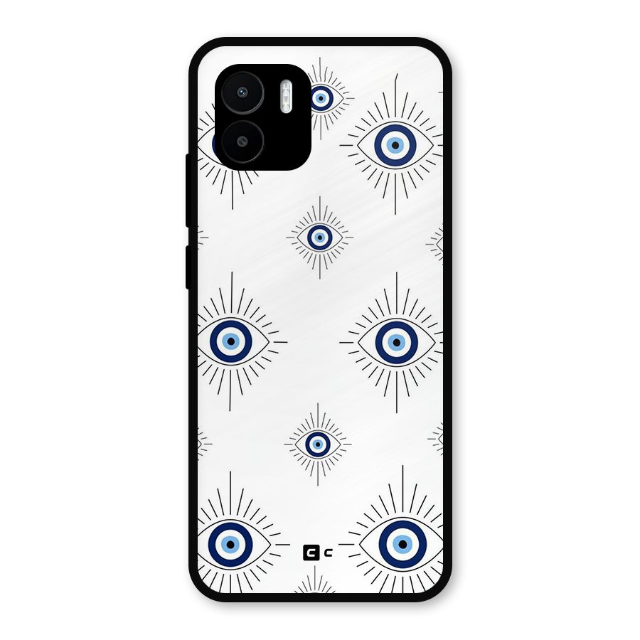 Evil Eye Wall Metal Back Case for Redmi A1