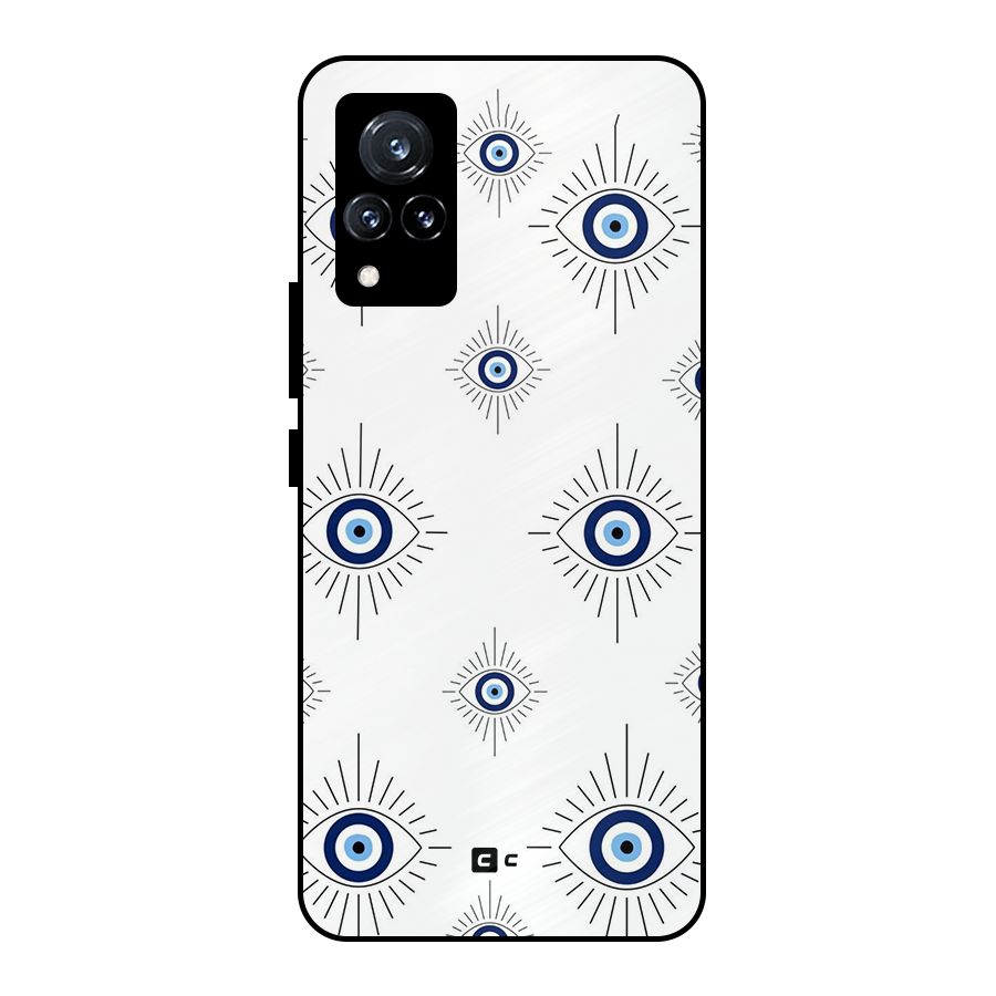 Evil Eye Wall Metal Back Case for Vivo V21 5G