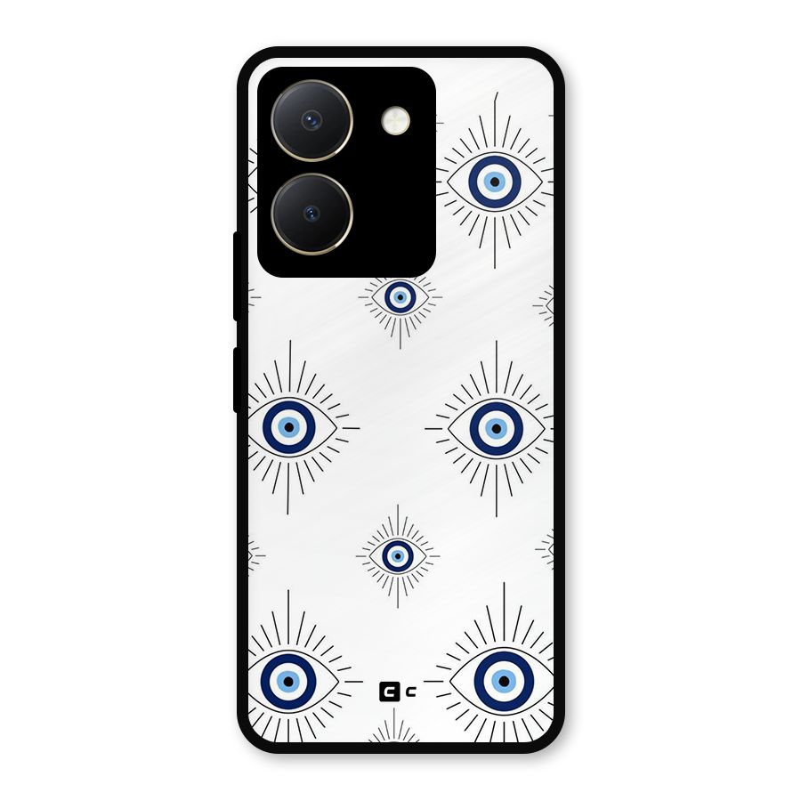 Evil Eye Wall Metal Back Case for Vivo Y36