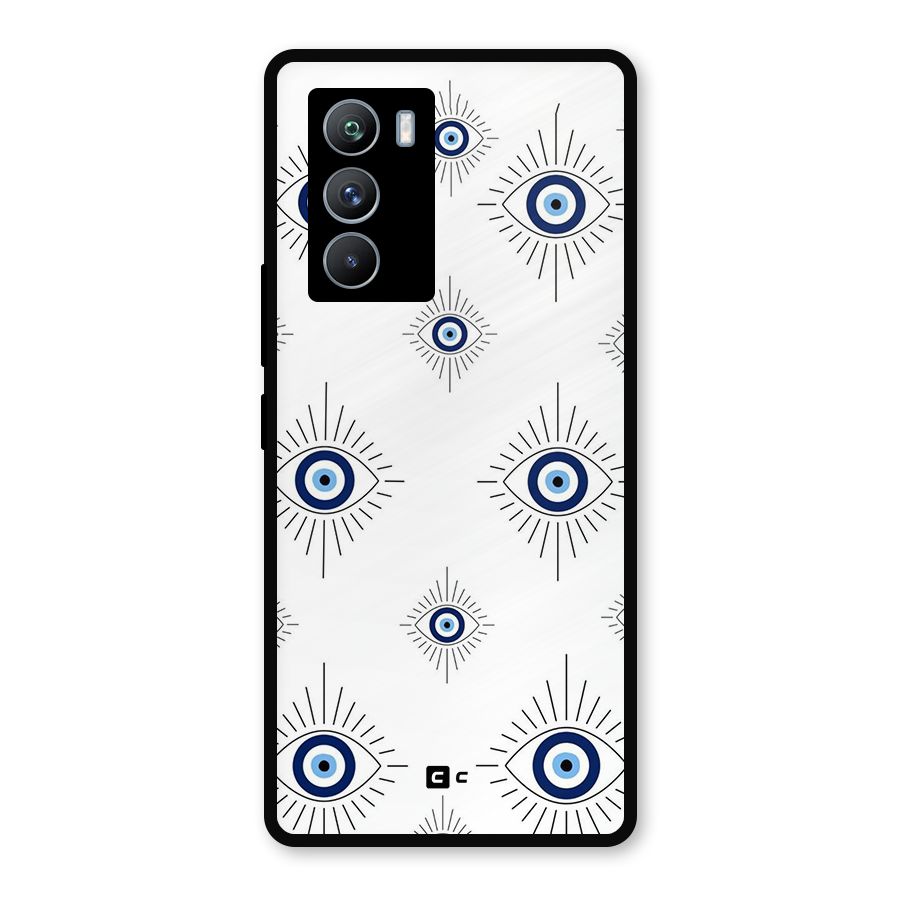 Evil Eye Wall Metal Back Case for iQOO 9 SE