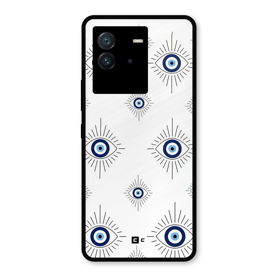 Evil Eye Wall Metal Back Case for iQOO Neo 6 5G