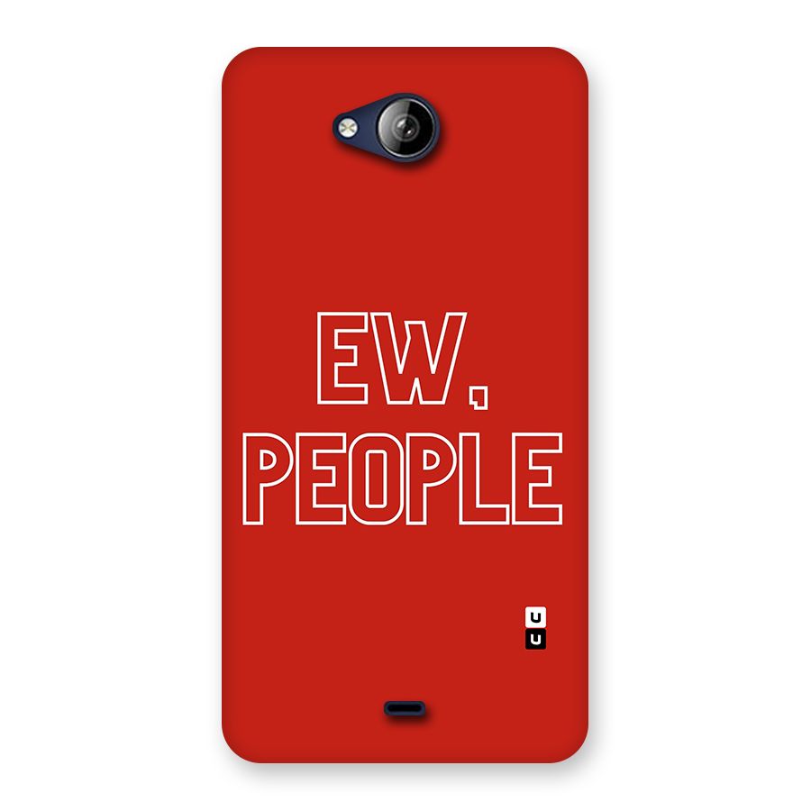 Ew People Back Case for Canvas Play Q355