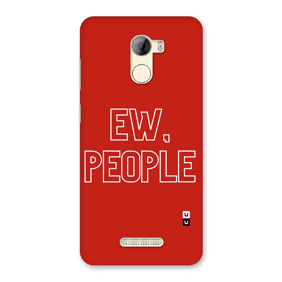 Ew People Back Case for Gionee A1 LIte