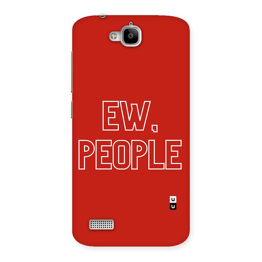 Ew People Back Case for Honor Holly
