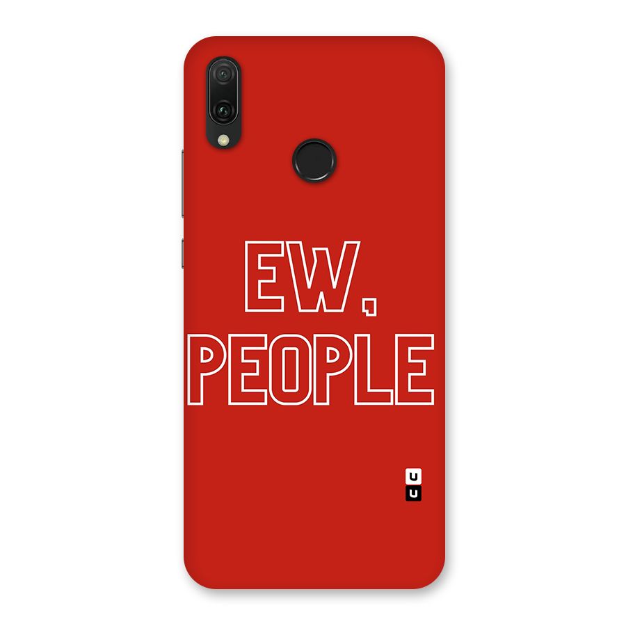 Ew People Back Case for Huawei Y9 (2019)