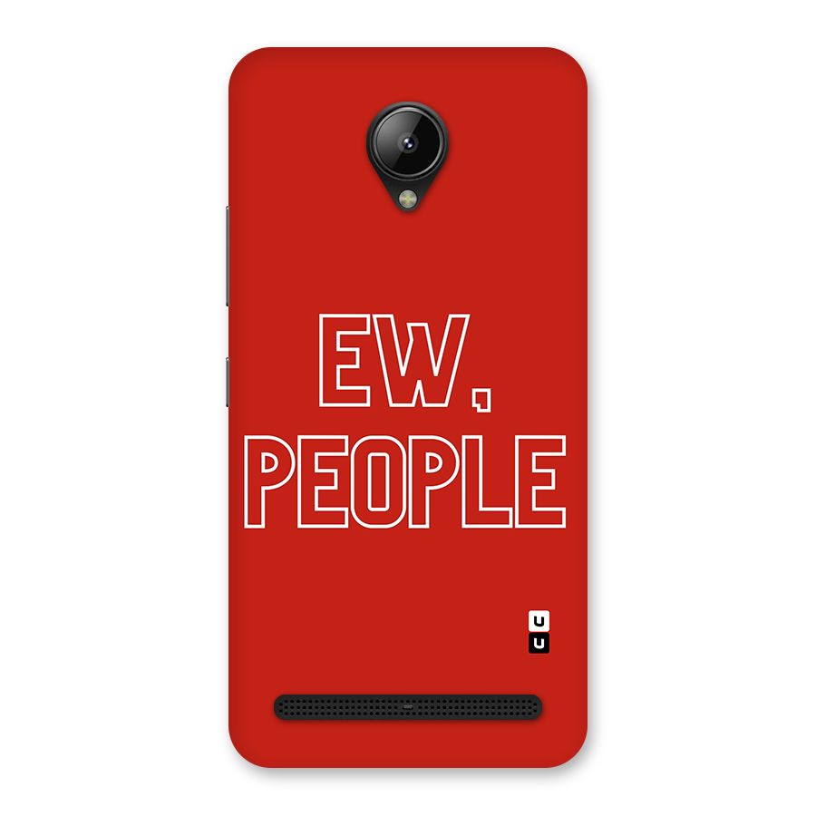 Ew People Back Case for Lenovo C2