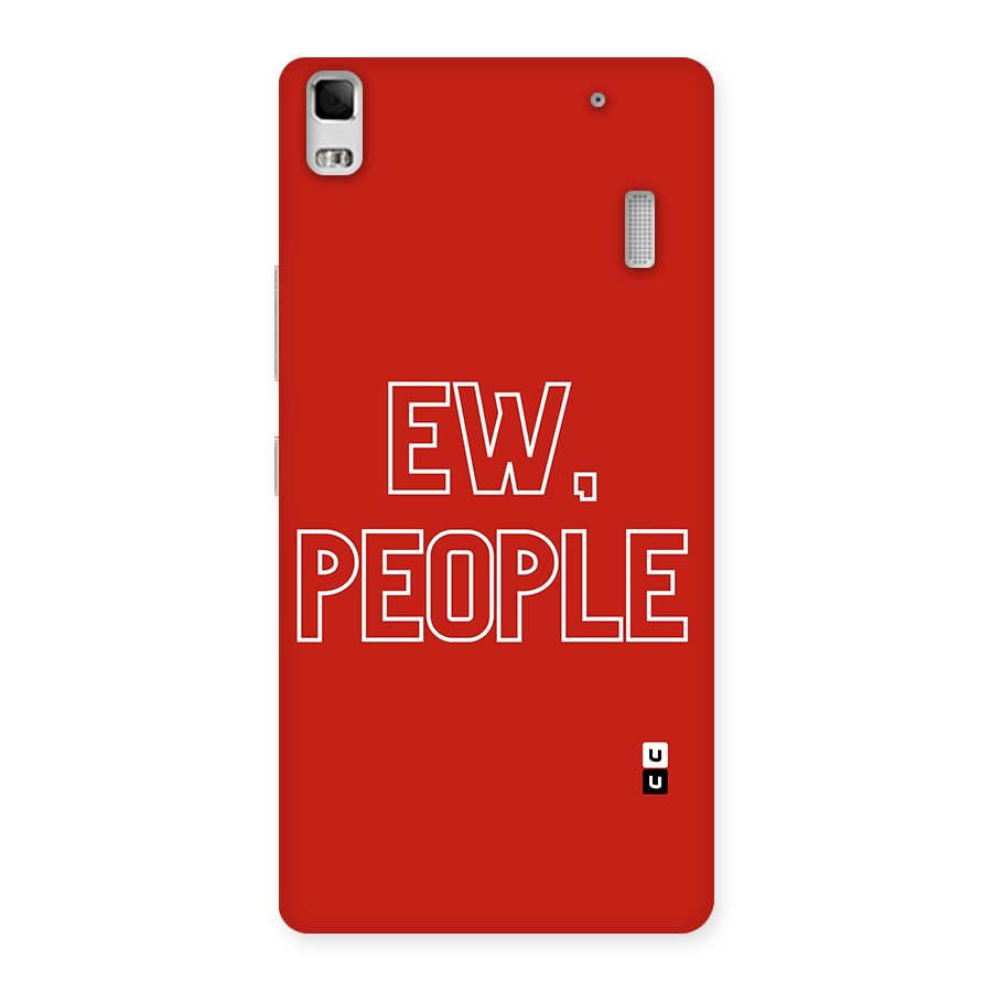 Ew People Back Case for Lenovo K3 Note
