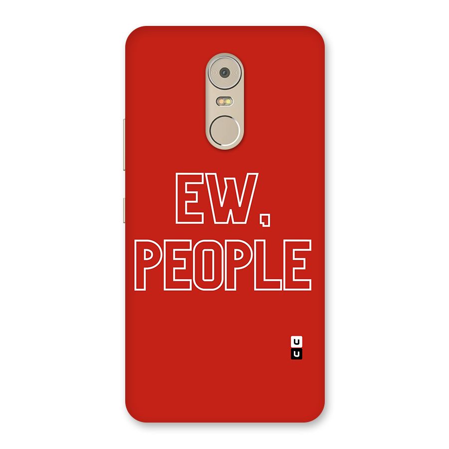 Ew People Back Case for Lenovo K6 Note