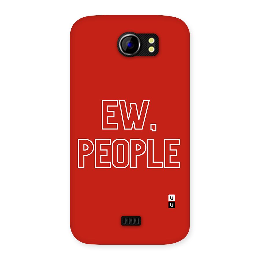 Ew People Back Case for Micromax Canvas 2 A110