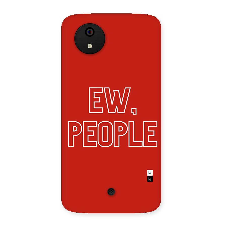 Ew People Back Case for Micromax Canvas A1