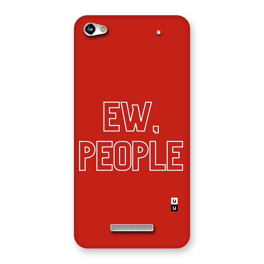Ew People Back Case for Micromax Hue 2