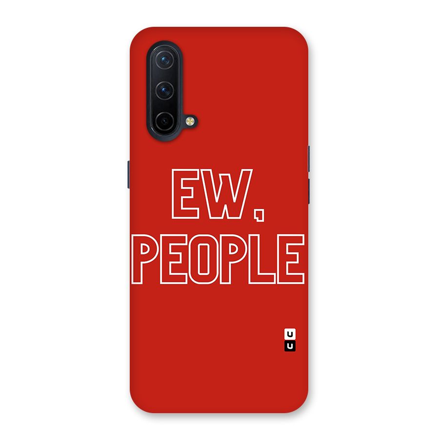 Ew People Glass Back Case for OnePlus Nord CE 5G