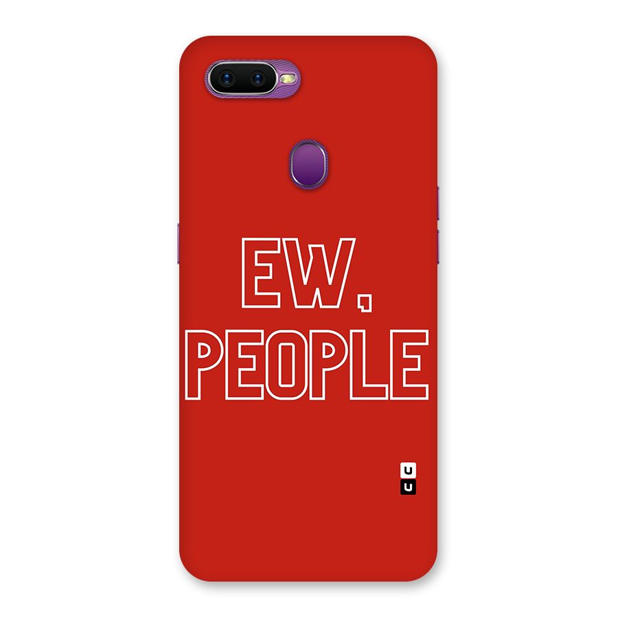 Ew People Back Case for Oppo F9