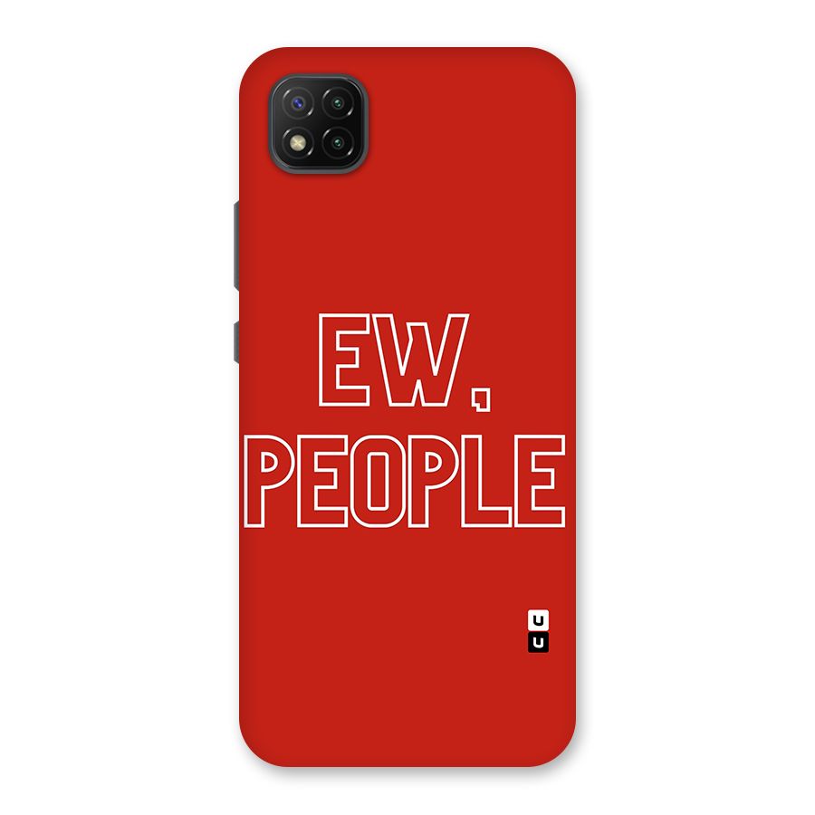 Ew People Back Case for Poco C3