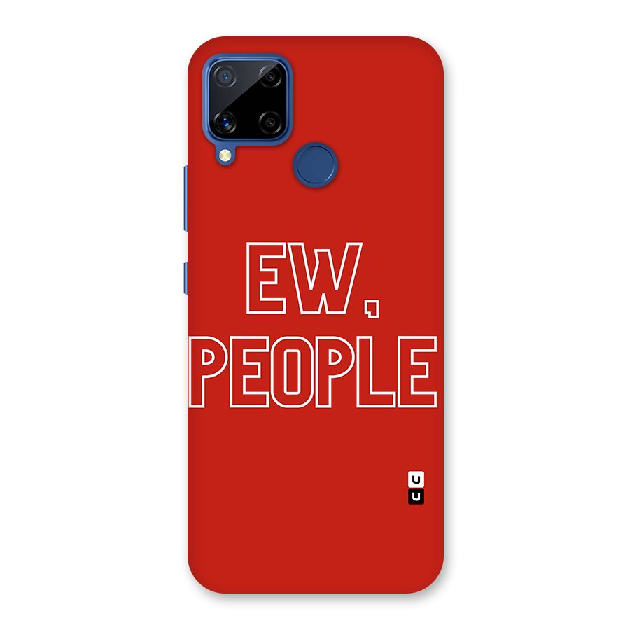 Ew People Glass Back Case for Realme Narzo 30A