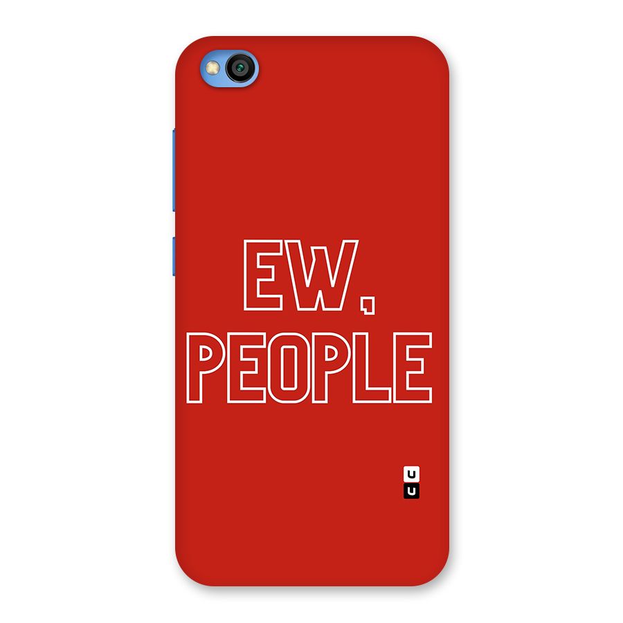Ew People Back Case for Redmi Go