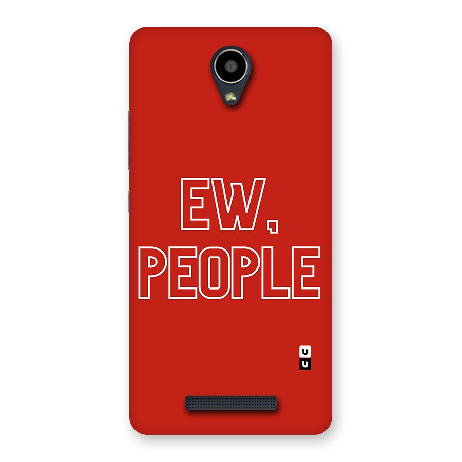 Ew People Back Case for Redmi Note 2