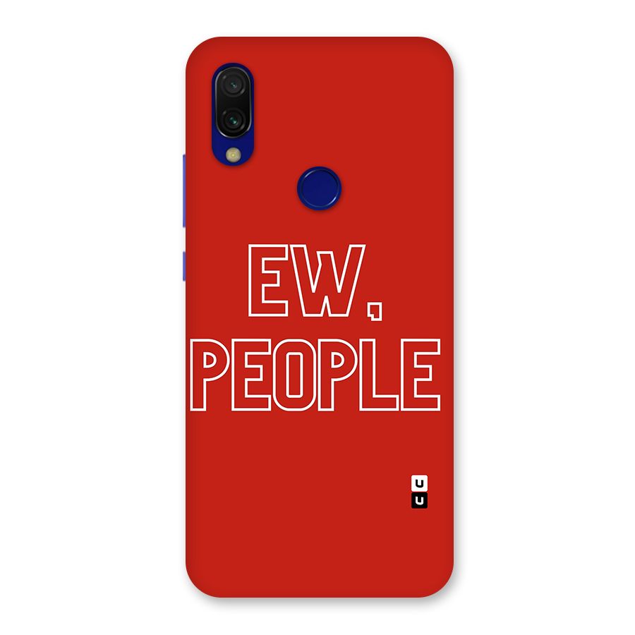 Ew People Back Case for Redmi Y3