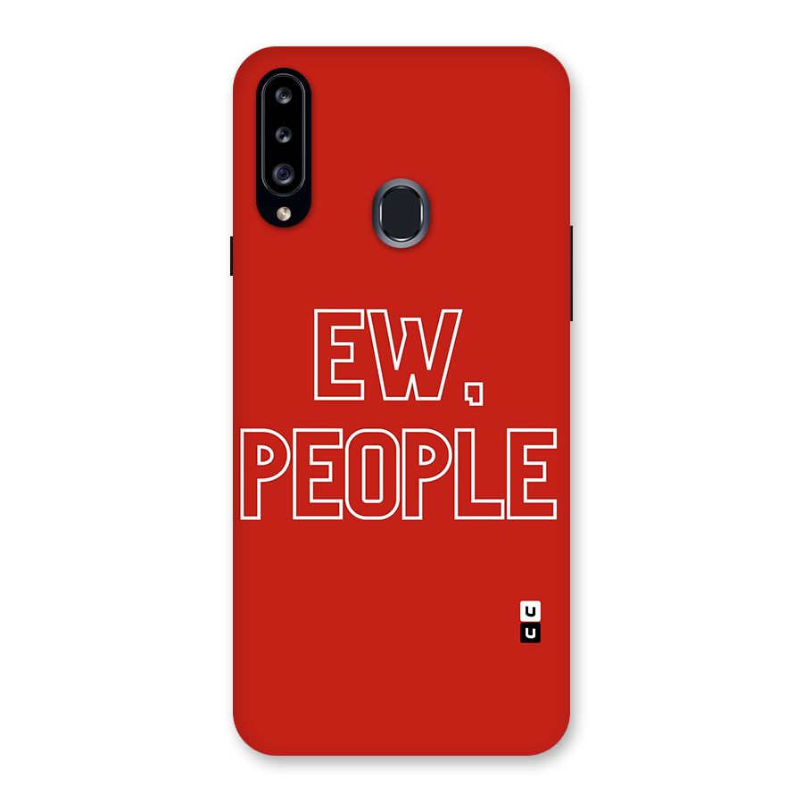 Ew People Back Case for Samsung Galaxy A20s