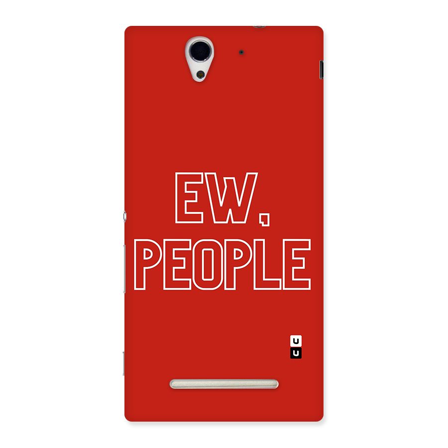Ew People Back Case for Sony Xperia C3