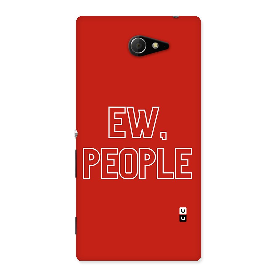 Ew People Back Case for Sony Xperia M2