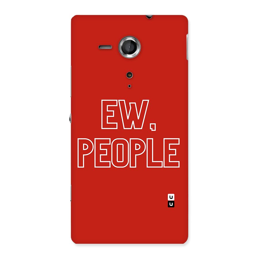 Ew People Back Case for Sony Xperia SP