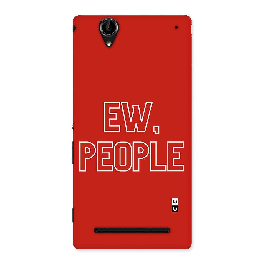 Ew People Back Case for Sony Xperia T2