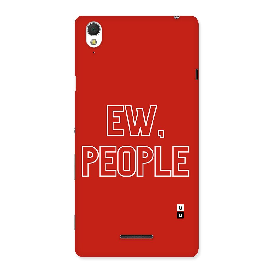 Ew People Back Case for Sony Xperia T3