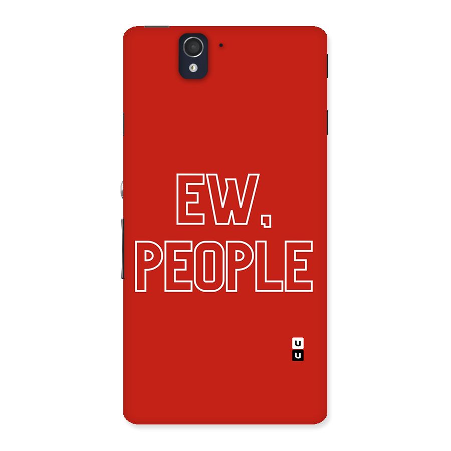 Ew People Back Case for Sony Xperia Z