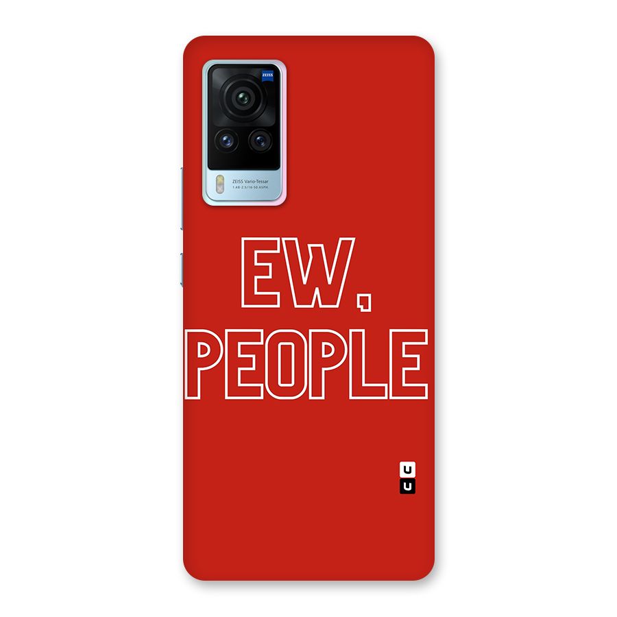 Ew People Glass Back Case for Vivo X60 Pro