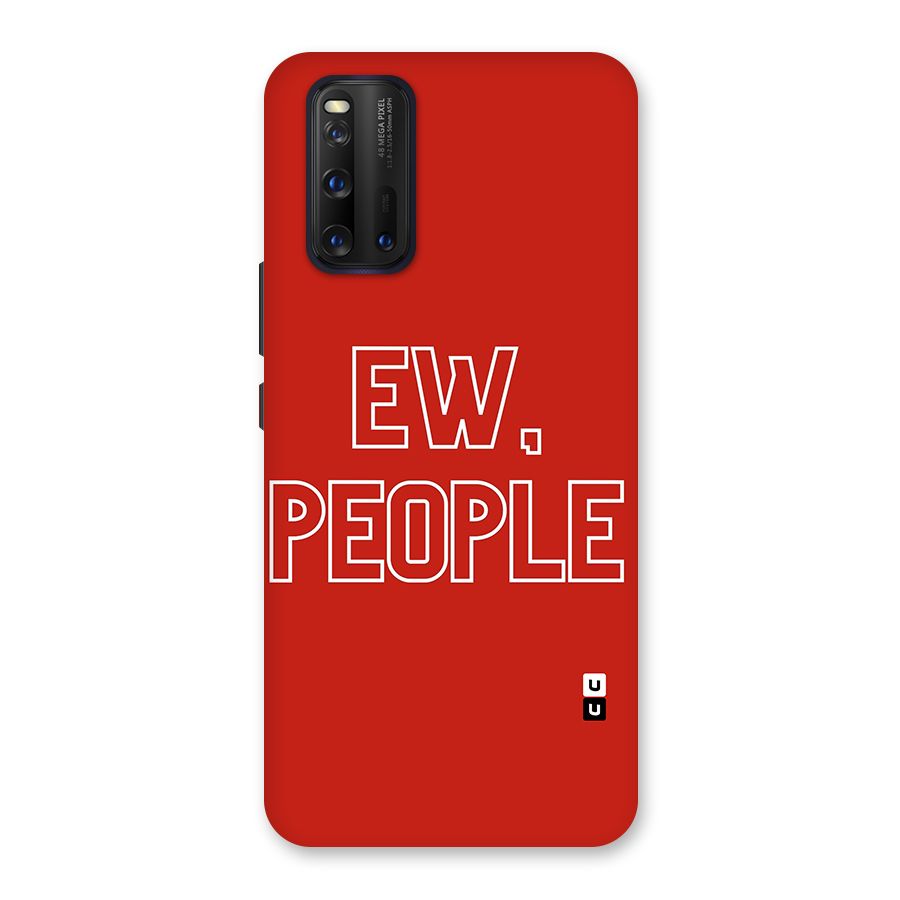 Ew People Glass Back Case for Vivo iQOO 3