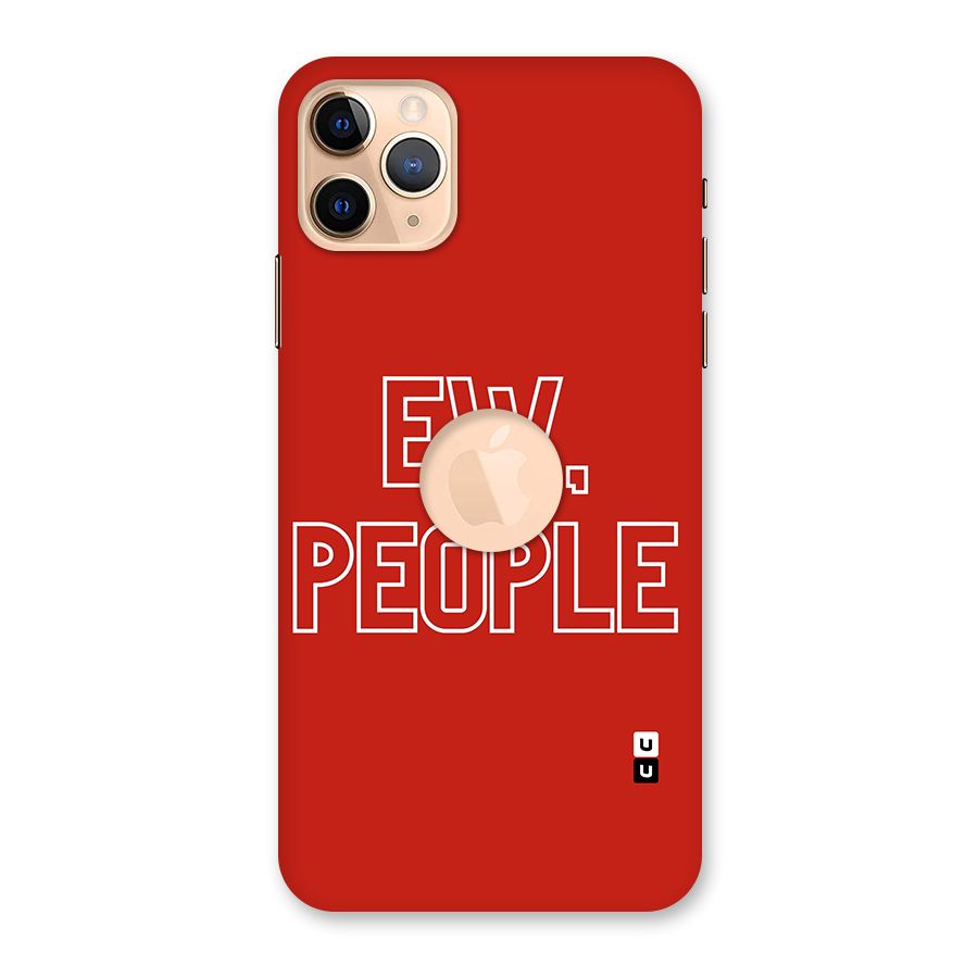 Ew People Back Case for iPhone 11 Pro Max Logo Cut