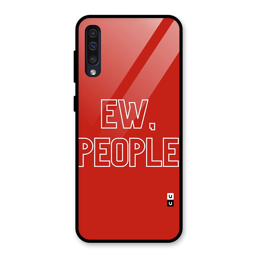 Ew People Glass Back Case for Galaxy A50s