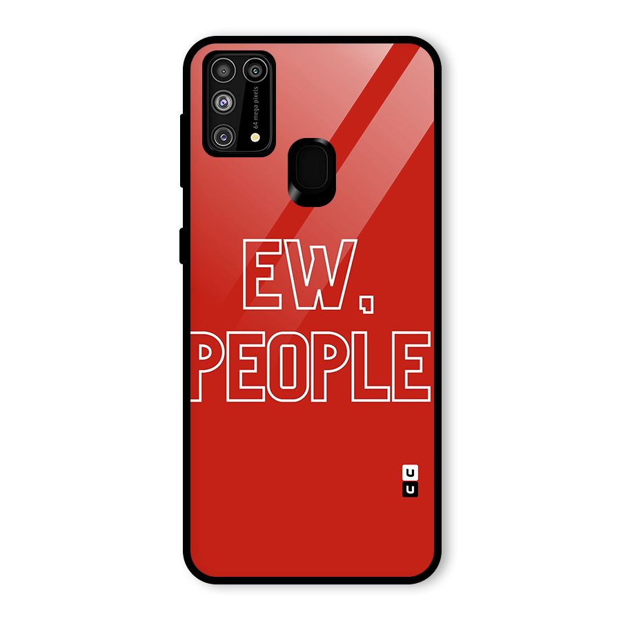 Ew People Glass Back Case for Galaxy F41