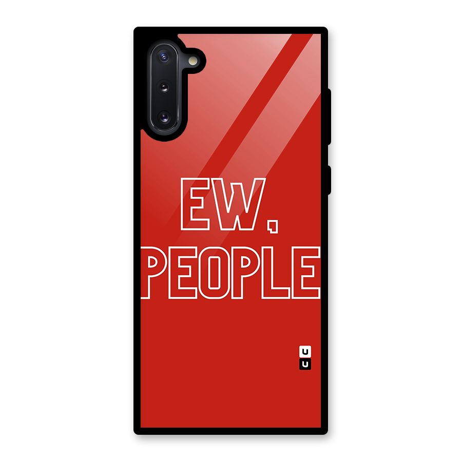 Ew People Glass Back Case for Galaxy Note 10