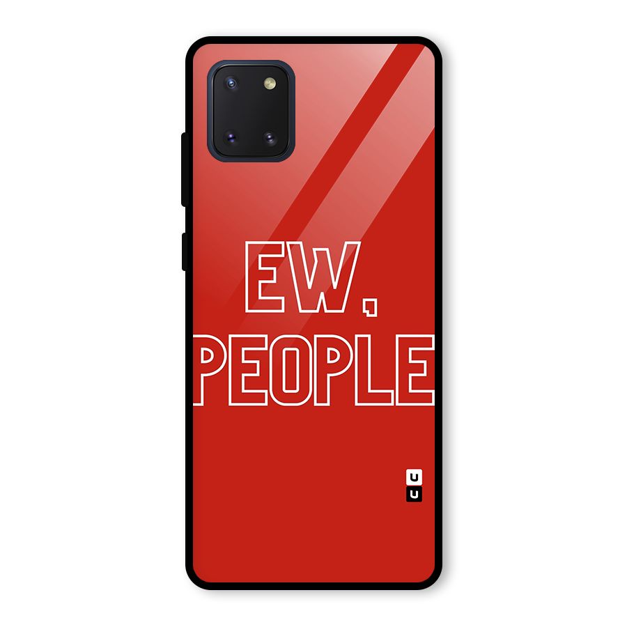 Ew People Glass Back Case for Galaxy Note 10 Lite