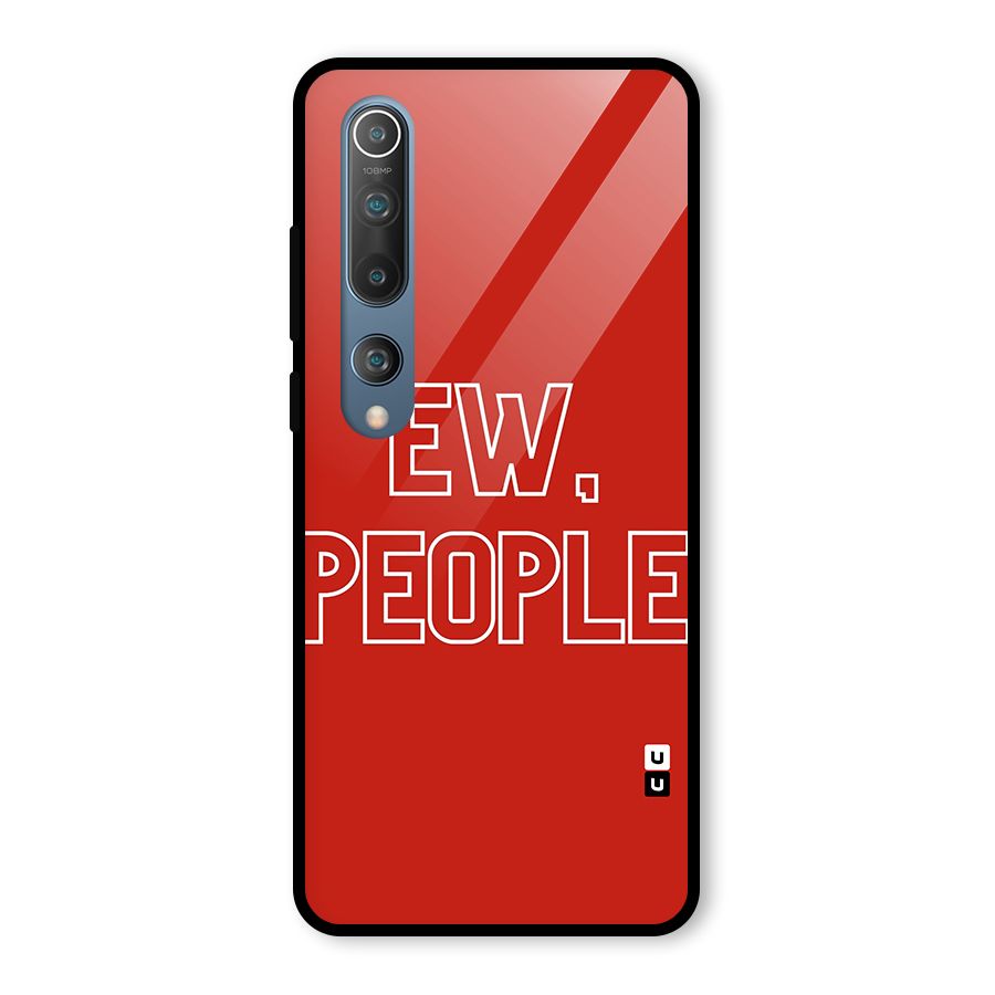 Ew People Glass Back Case for Mi 10