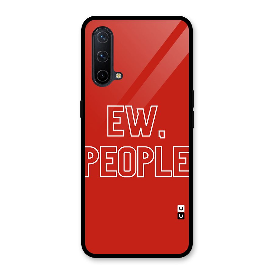 Ew People Glass Back Case for OnePlus Nord CE 5G