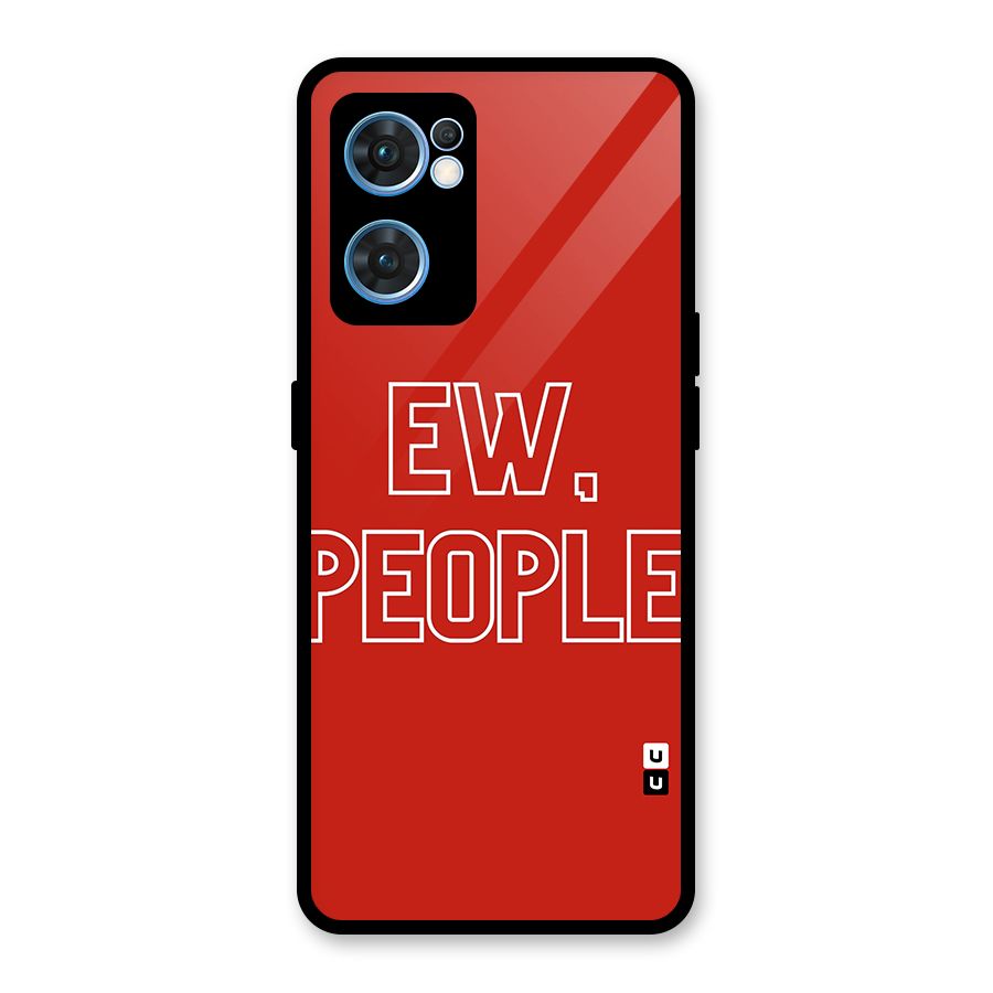 Ew People Glass Back Case for Oppo Reno7 5G