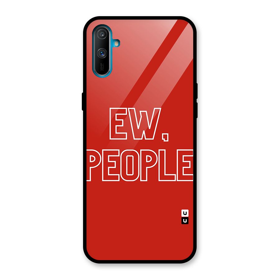Ew People Glass Back Case for Realme C3