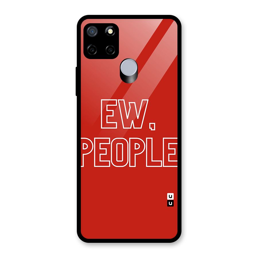 Ew People Glass Back Case for Realme Narzo 30A