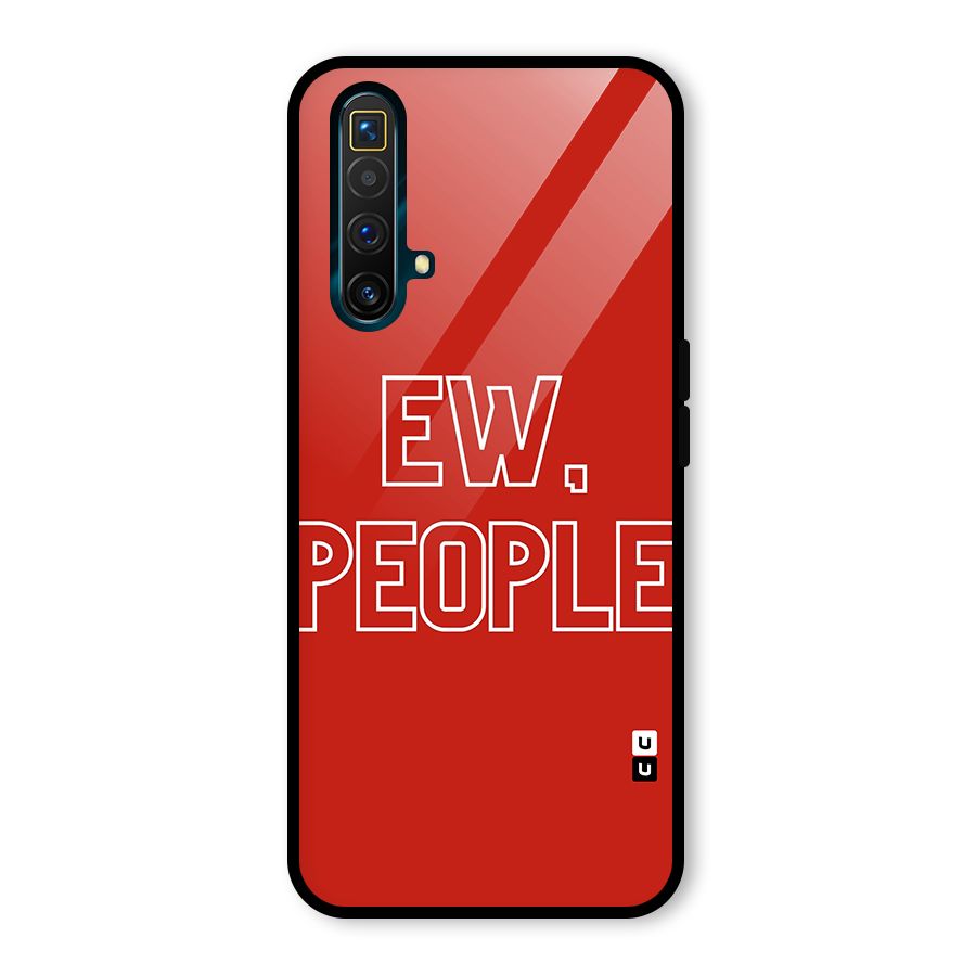 Ew People Glass Back Case for Realme X3