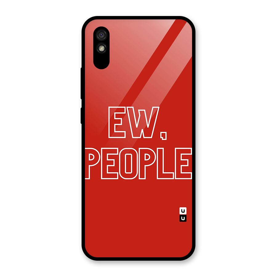 Ew People Glass Back Case for Redmi 9i
