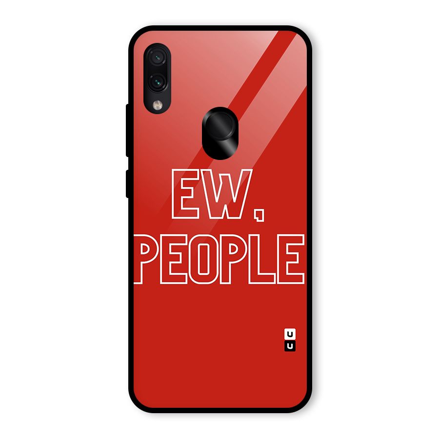 Ew People Glass Back Case for Redmi Note 7S