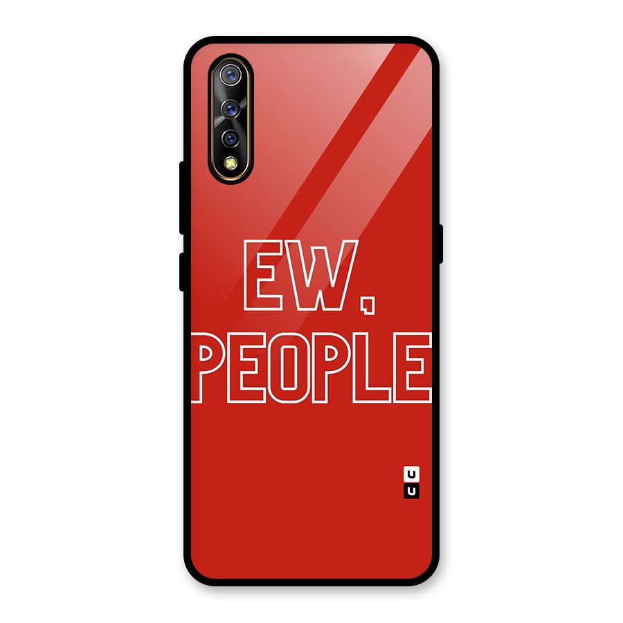 Ew People Glass Back Case for Vivo S1
