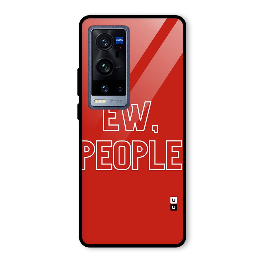 Ew People Glass Back Case for Vivo X60 Pro Plus